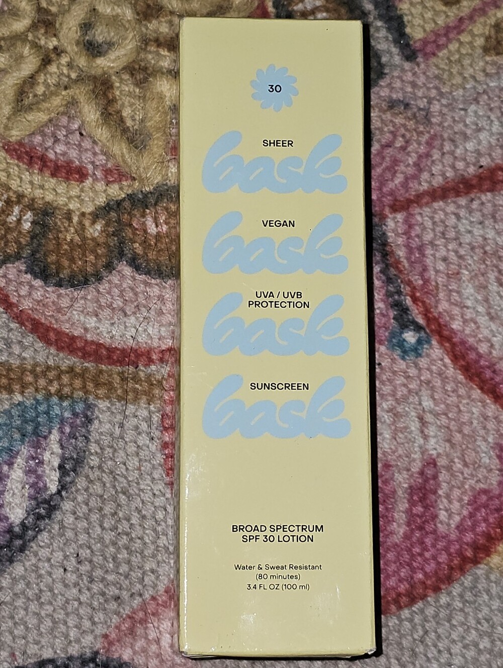 Bask Suncare SPF 30 Sheer Moisturizing Sunscreen Lotion - EXP: 12/27 Vegan